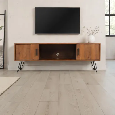Solid Pine Wood  60" TV Stand