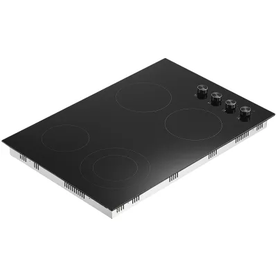 Built-in Electric Cooktop Radiant Ceramic Cooktop 4 Burners 30.3x20.5 inch