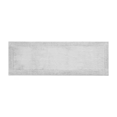 100% Cotton Tufted 3000GSM Reversible Bath Rug Grey 24x72"