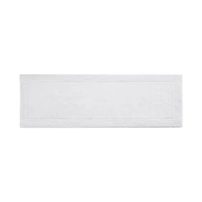 100% Cotton Tufted 3000 GSM Reversible Bath Rug White 24x72"
