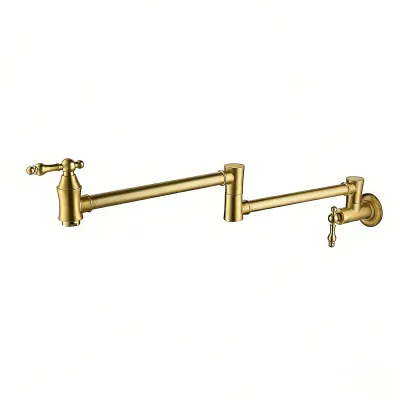 Wall Mount Folding Kitchen Pot Filler Faucet