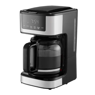 Programmable Coffee Maker, 12 Cup Programmable Drip Coffee Makers with Touch Screen, 4-Hour Keep Warm Coffee Makers Drips, 2 Brew Strengths Drip Coffee Machine for Home, 24-Hour Programmable