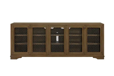 84" Console - Almond