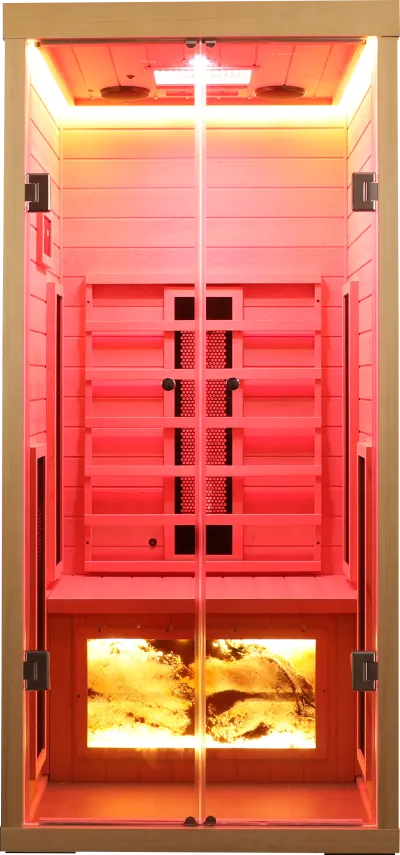 One person hemlock sauna