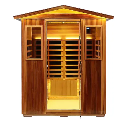 NEW Four-person far-infrared outdoor sauna