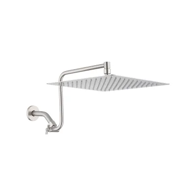 12 inch Adjustable Extension Arm High-pressure Rain Shower Head, Rain Fixed Shower Head