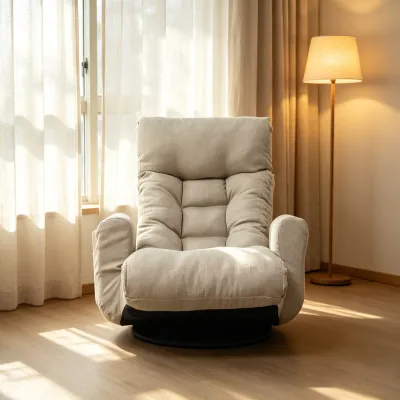 Adjustable head and waist, game chair, lounge chair in the living room, 360 degree rotatable sofa chair,Rotatable seat Leisure Chair deck chair