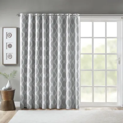 Printed Ikat Blackout Patio Curtain(Only 1 Pc Panel)