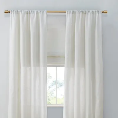 Light Filtering Curtain Panel Pair(2 Pcs Window Panels)
