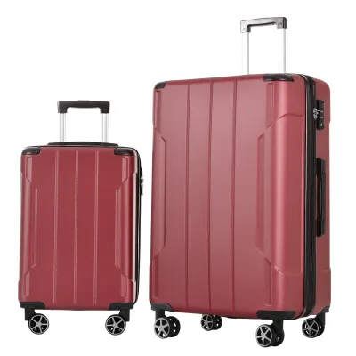 Hardshell ABS Luggage Sets 2 Piece Suitcase Set Expandable with TSA Lock Spinner Wheels for Men Women