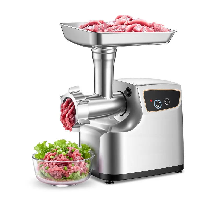 Electric Meat Grinder, 5 Lbs/Min Capacity, #8 Meat Mincer with 3 Grinding Plates, 3 Sausage Stuffing Tubes & Kubbe Kit, 700W/0.77HP Sausage Stuffer Maker for Home Kitchens, ETL Listed