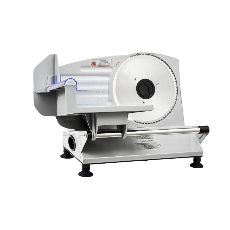 Meat Slicer, 6.7 inch 150W Electric Deli Slicer Machine with two SUS420 Blades,  0-0.6 inch Adjustable Thickness, ETL Certified Home Food-Slicer for Meat, Ham, Baguett, Steak, ETL Approved