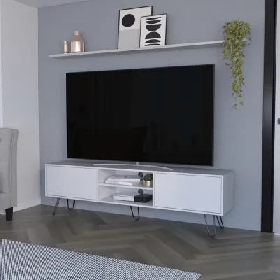 Tv Stand Franklin, Living Room, White