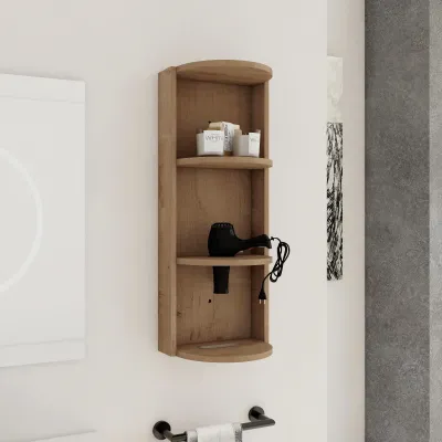 12" Bathroom Wall-Mounted Storage Rack, Float Mounting Design,(KD-Packing)