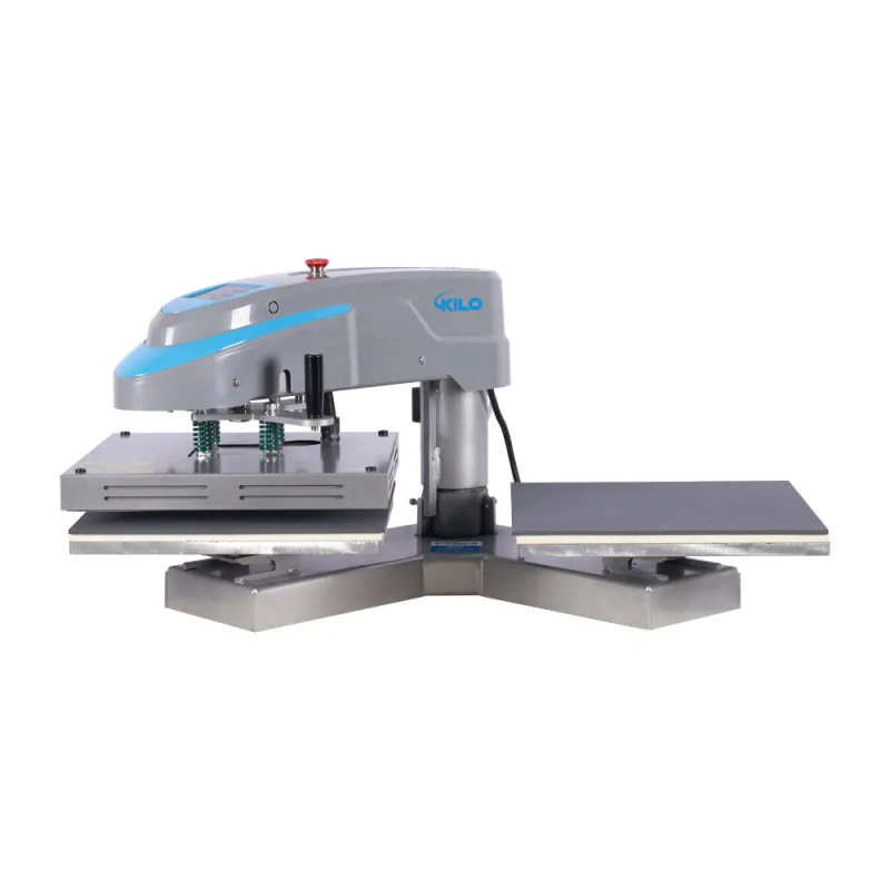 40cm×40cm Pneumatic Dual Platen Swing Head Heat Press Machine
