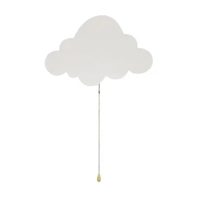 Cloud Night Light, Battery Operated Wall Lamp for Kids Room Nursery, Warm White